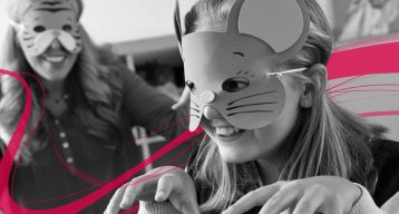 Picture of Child in mouse mask
