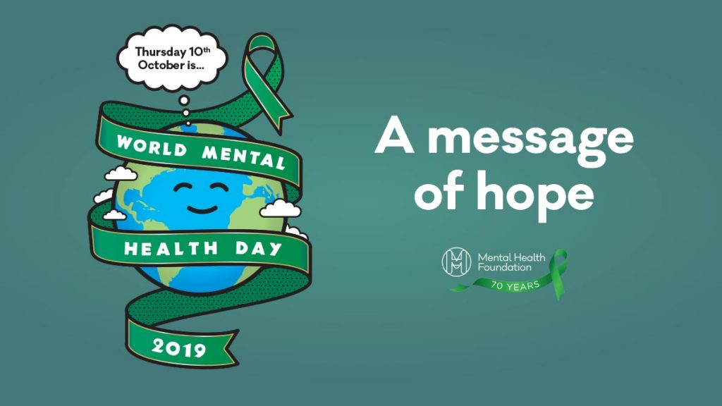 World mental health day 2019 banner