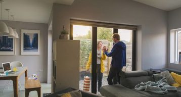 Man stuck inside house